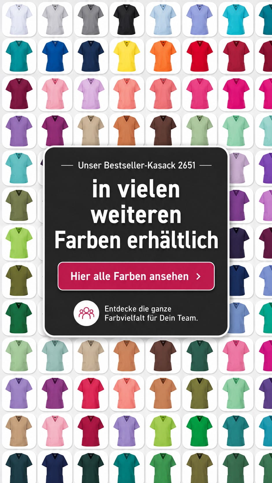 Kasack 2651 in vielen Farben – komplette Farbauswahl entdecken